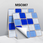 10 tk isekleepuvat PVC-tapeeti, veekindlad mosaiikplaadid, kleebised, k&ouml;&ouml;gikleebis, kodukaunistused