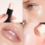 Watery Highlighter Stick 3D n&auml;o kontuuriv huulepalsam Multifunktsionaalne Highlight Brightening Silkworm Pearlescent huulepulk meik