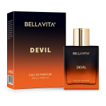 Devil Eau De Parfum Parf&uuml;&uuml;m Gourmand, Seederi, Vanilli ja Muskusega| Esmaklassiline, EDP Kauakestev Puidune, V&uuml;rtsikas L&otilde;hn Meestele ja Naistele, 100 ML 100 ml black