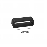 1/5 tk Must 12 14 16 18 20 22 24 26 28 30 mm kellarihma aasa r&otilde;ngas silikoonkummist kellarihmad tarvikud hoidik kapp 22mm* 5