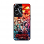 Coque - Maniacase - Oppo A59 5G - Noir - Souple - Stranger Things Saison 4