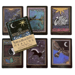 &Scaron;amaanlik tervendav oraaklikaartide t&auml;ielik ingliskeelne kaardipakk Tarot ennustamine Tarkus Saatus Perekonnapeo v&auml;ljaanne Lauam&auml;ng black