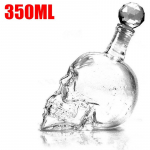 1000 ml k&otilde;rgekvaliteediline Creative Skull Cup viski viina kristallpudel, tugevast klaasist l&auml;bipaistev klaaspudel Hot