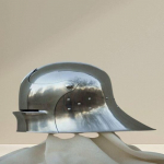 Keskaegne R&uuml;&uuml;tli Terasest Itaalia Sallet Kiiver Saksa Sallet Kiiver Cosplay Soomus