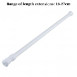 18-50 cm multifunktsionaalne teleskoopvarras, majapidamises reguleeritav metallvarras, l&ouml;&ouml;givaba seinakinnitusrest riider&auml;tikute ja jalatsite jaoks Diameter 1.3cm