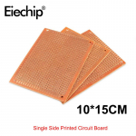 1 tk 10x15 cm universaalne protot&uuml;&uuml;p PCB plaat, &uuml;hepoolne tr&uuml;kkplaat isetehtud elektrooniline vaskplaat isetehtud jootmiseks oranž