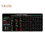 Suur &otilde;mmeldud servaga kulumiskindel m&auml;nguhiirepadi, veekindel libisemiskindel kummist alus hiireklaviatuuri kummipadi 30*80cm must