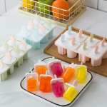 Lolly Mold Kitchen 6 Cell k&uuml;lmutatud j&auml;&auml;kuubiku vormid DIY j&auml;&auml;tise t&ouml;&ouml;riistad toiduvalmistamise t&ouml;&ouml;riistad 4 grids