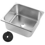 Undermount Sink L330 W300 H150mm 304 Stainless Steel 40mm Drain Port for RV Boat Kitchen Bathroom