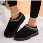 Lumejalatsid Naiste Talv Uued Ka&scaron;miir Soojad Paksude Talduga Ilma Kontsata Karvased Poolikud Sussid Puuvillased Kingad Ka&scaron;miir Soojad Saapad 38 must