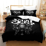 Ghost Rock B&auml;nd Paak Voodipesu Komplekt &Uuml;he Twin T&auml;is Kuninganna Kuningas Suurusega Voodikomplekt T&auml;iskasvanu Laste Magamistuba Tekikoti Komplektid 3D Tr&uuml;kiga 70x133cm 2pcs