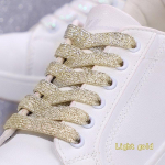 V&auml;rvilised s&auml;delevad lamedad kingapaelad sportlike jooksutossude jalatsite jaoks saapapaelad s&auml;delevad kingapaelad 1 cm laiusega kingapael 1 paar 100cm