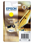 Cartouche d'encre EPSON 16 Jaune - Technologie d'impression Jet d'encre - Rendement jusqu'&agrave; 165 pages