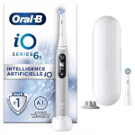 Oral-B iO 6S Brosse &Agrave; Dents &Eacute;lectrique connect&eacute;e Bluetooth Grise, 2 Brossettes, 1 &Eacute;tui De Voyage