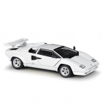 Welly 1/24 Lamborghini Countach LP5000s Sulamist Sportauto Mudel Diecasts Metallist V&otilde;idus&otilde;iduauto Mudel Simulatsioonikogu Laste M&auml;nguasi Kingitus valge