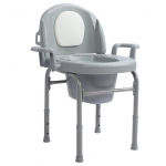 Voodi k&otilde;rvale paigutatav potitool 3 tasandit K&otilde;rgus reguleeritav PU-kattega Libisemiskindel Suletava kaanega Potitool 2-ga