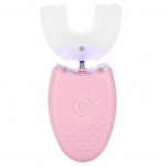 U shaped Adult Electric Sonic Toothbrush Automatic Cleaning Toothbrush Oral Care Tool(White Adult