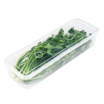 1/3 tk. L&auml;bipaistev k&uuml;lmkapi hoiukarp K&ouml;&ouml;giviljade karp, BPA vaba virnastatav multifunktsionaalne v&auml;rskelt s&auml;iliv karp 1pc