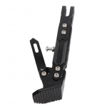 Mootorratta tarvikud Modifitseeritud CNC reguleeritav statiivi tugijalg Jala k&uuml;lgtugi must