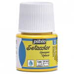 Pebeo Kangav&auml;rv Saab V&auml;rvida Tumedatele Kangastele Seta Color L&auml;bipaistmatu V&auml;rv 45ml V&otilde;ilill 13 yellow