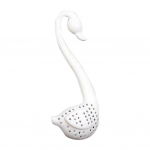 Puntos Silicone Creative Swan Hooking Tea Infuser Kurn Filter Difuuser Joogit&ouml;&ouml;riist valge