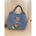 Embroidery Shopping Bag Women'S Fashion Niche Large Capacity Shoulder Bag Tide Medium