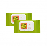 Holika Holika Daily Fresh Moist Olive Cleansing Tissue 60 Sheets &times; 2 (1+1 Special Set) (3 Options) # 1 Set (1+1) 2Packs