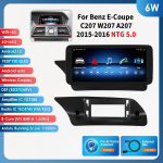 Hizpo 8-tuumaline Android AI-s&uuml;steemiga auto GPS-naviekraan Mercedes W212 2009-2016 jaoks WIFI SIM 8+128GB BT Carplay IPS-ekraaniga Multimeediam&auml;ngija Bluetooth RDS 6W 6G 64G AI
