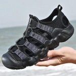 Suvised v&auml;li-sandaalid meestele Hingavad matkajalatsid Veekindlad rannasandaalid meestele Telkimine Ronimine Spordijalan&otilde;ud 39 must