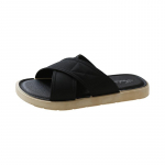 Naiste suvised &otilde;uesussid 2024. aasta uued moodsed kvaliteetsed pehme ristiga naiste vabaaja sandaalid paksu p&otilde;hjaga lameda kontsaga sussid 36-37 valge