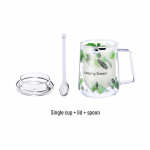 Mingshangde L&auml;bipaistev Kahekihiline Isoleeritud Klaasist Kohvitass 100-450ml