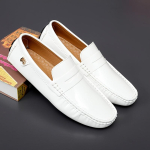 S&uuml;gis Kevad Meeste Mokassiinid Luksuslikud Kingad Nahast Roheline Roosa Slip-On Mocasines Hombre Dropshipping kingad mehed nahk originaal 42 valge