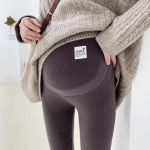 Velvet Raseduse Retuusid P&uuml;ksid Rasedatele Soojad Talvised Rasedad Riided Paksendamine Rasedus P&uuml;ksid Riietus M tumehall v&auml;rv