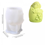 3D Lihav&otilde;ttej&auml;nes Muna K&uuml;&uuml;nal Silikoonvorm J&auml;nes Epoks&uuml;vaik Kips Epoks&uuml;vaik Kaunistused Vorm Kodu Kaunistus Kingitused K&uuml;&uuml;nalde Valmistamise Tarvikud