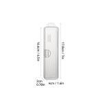 Hambaharjakarp, l&auml;bipaistev korraldaja&uuml;mbris, kaasaskantav hambaharjahoidja, plastikust hambapastakarbi hoiukonteiner