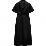 Zara &Uuml;hev&auml;rviline Minimalistlik Mugav Pullover L&uuml;hikeste Varrukatega Kleit Naiste kleidid Must 8962298-800 XS