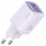 Usams Ład. Siec. Cc251 30W Gan Usb-Cfast Charging Hc Series Fioletowy/Purple Cc251Tc03