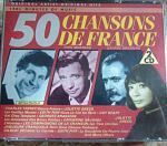 CD ERINEVAD - 50 Chansons de France DBG253009 Double Gold 1988 Jaapani Pop Kasutatud