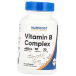 B-vitamiinid, Vitamin B Complex, Nutricost (36647007) 30caps
