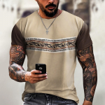 Meeste vabaaja l&uuml;hikeste varrukatega T-s&auml;rk Raglan Sleeve Bottom s&auml;rk XXXXL