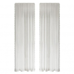 Laineline pitskardin Pikk privaatsuskaitsekardin Ruumijagaja Hingav v&otilde;rkkardin elutuppa, hotelli, restorani 1pc valge