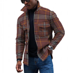 Meeste moetrend igap&auml;evane vabaaja tr&uuml;kitud pikkade varrukatega n&ouml;&ouml;biga sulejope M