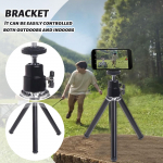 Statiiv Telefoni&uuml;mbris Ankur Live Stend Kaasaskantav Kaamera Lauapealne Fotograafia Nurgastend One Size must