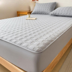 Kvaliteetne paks tepitud kaheinimese voodilina madratsi kate Pehme hingav elastne paigaldatud voodipesu s&uuml;gava taskuga 150 220 * 200 voodipesu kate Mattress Cover(200x220cm)