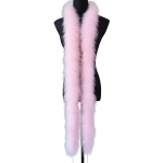 50 grammi pehme valge marabou sulepatsut 2 meetrit naturaalne kalkunisuletikett peokost&uuml;&uuml;mi riidekaunistuseks Patsutamise &auml;&auml;r 50G 1PCS heleroosa v&auml;rv