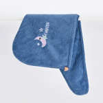 Magic Microfiber Shower Cap Tikandid K&auml;ter&auml;tik Vannim&uuml;tsid Kuivad Juuksem&uuml;tsid Kiiresti Kuivav Pehme daami Turbanipea jaoks tumesinine v&auml;rv