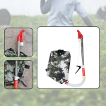 Backpack Manure Spreader for Efficient Fertilization in Corn And Turf Single Pipe