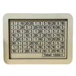 Puidust rahakast koos letiga 500/1000/2000/3000/5000/10000 eurot hoiup&otilde;rsas, m&uuml;ndi sularahakonteiner lastele t&auml;iskasvanutele raha s&auml;&auml;stmise &uuml;mbris purk j&otilde;ulukink B