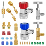 R134A Adapterikomplekt Konversiooniadapterid Sirged Adapterid Kliimaseadme T&ouml;&ouml;riist S&uuml;steemi Remondit&ouml;&ouml;riist T&auml;iuslik Tehnikutele