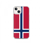 Coque iPhone &ndash; Norvege &ndash; Drapeau &ndash; Souple &ndash; Mitmev&auml;rviline &ndash; &Uuml;hilduv iPhone 13